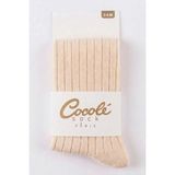 Cocole Socks Kız Bebek Külotlu Çorabı - Pamuklu Somon Derby Çizgili 0-24 Ay