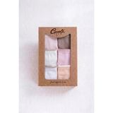 Cocole Socks Kız Bebek Soket Çorabı Kraft Kutulu 6'lı Set Pamuklu 0-1 Düz - 0 - 1 Yaş - Çok Renkli