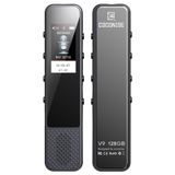 COCONISE 3072 kbps 128 GB dijital kayıt cihazı, mini kayıt cihazı, MP3 çalar, HD ses kalitesi, akıllı gürültü azaltma, ses kontrolü, konuşma için kayıt fonksiyonu