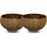 Coconut Products 2'li Set Jumbo Özel Tasarım Hindistan Cevizi Kase