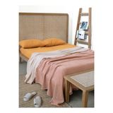 Cocoon Pamuk 4 Kat Müslin Yatak Örtüsü Tarcin / Bej 200x220