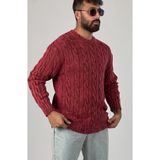 Cocopelli Bordo Triko Erkek Sweatshirt COC1025