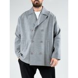 Cocopelli Erkek Gri Kaşe Ceket COCK0053 - 2XL