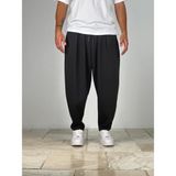 Cocopelli Erkek Siyah Pileli Yarım Şalvar Pantolon COC2096 - 2XL