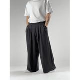 Cocopelli Oversize Samurai Siyah Erkek Pantolon COC2904 Lastikli Bel ve Düz Desen ile Modern Stil - 2XL