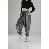 Cocopelli Yeşil Ekose Jogger Pantolon COC1860