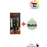 Cocopet Kedi Köpek Tasması kedi köpek künyesi isimliği Yuvarlak Model 02