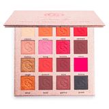 Cocosh She Comely Eyeshadow 16 Renk Göz Farı Paleti, Yüksek Pigmentasyon, Topaklanmaz, Kolay Dağılım