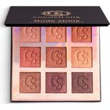 Cocosh She Nude Shine 9 Renk Göz Farı Paleti, Yüksek Pigmentasyon, Topaklanmaz, Kolay Dağılım