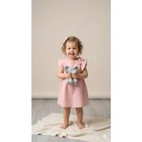 Cocosiss Kız Bebek Bandanalı Pamuk Elbise CCS-2656 - 18 - 24 Ay - Pembe
