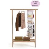 CocoVia 10 Gözlü Çanta Askılığı Dolap Içi Düzenleyici Organizer Askılı Çanta Düzenleyici Organizer