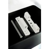 Cocovia ( 2 Adet ) Kırılmaz Menteşe Seti 90 mm | 2 Adet Pvc Pimapen Plastik Kapı-Pencere Menteşesi