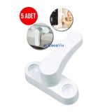 Cocovia 5 Adet Pvc Emniyet Kilidi | Pimapen Pencere Cam Balkon Kapısı Güvenlik Emniyet Kilidi