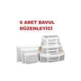 CocoVia (6 ADET) Bavul Organizer Valiz Düzenleyici Anne-Bebek Hastane Doğum Çantası Dolap ÇekmeceDüzenleyici