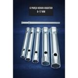 CocoVia 6 Parça Kovan Tipi Lokma Anahtar Seti Lokma Takımı Tamir Seti Lokma Takımı ( 8-17 Mm)