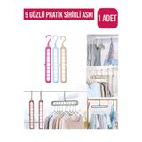CocoVia Pratik Çok Fonksiyonlu 9 Gözlü Sihirli Akıllı Askı - 9 Bölmeli Dolap/Gardırop İçi Düzenleyici
