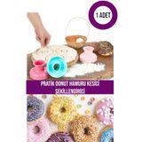 CocoVia Pratik Donut Hamur Kesici ve Şekillendirici - Donat/Çörek/Pişi Kalıbı ( 1 ADET )
