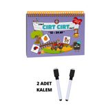 Çocuk Akademi 12-24 Ay Cırt Cırtlı Aktivite Eğitici Kitap Ve 2 Tane Silme Özellikli Kalem