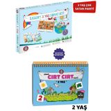 Çocuk Akademi 2 Yaş Dikkat Seti Ve 2 Yaş Cırt Cırtlı Vakti Ikili Paket