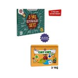 Çocuk Akademi 3 Yaş Etkinlik Seti Ve 3 Yaş Cırt Cırtlı Vakti Ikili Paket
