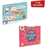 Çocuk Akademi 4 Yaş Dikkat/Zeka Geliştirme Kitapları Kolektif Yazarlı Eko Paket