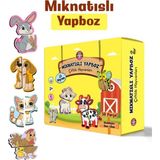 Çocuk Akademi Çiftlik Hayvanları Eğitici Mıknatıslı Yapboz Seti 20x30 cm 0 - 3 Yaş Kolektif Yazar