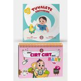 Çocuk Akademi Cırt Cırt Vakti 9-16 Ay Kız Bebek Kitabı ve Tuvalete Gidiyorum Cırt Cırtlı Etkinlik Kitabı