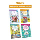Çocuk Akademi Çocuk Akademi 500+ Sticker Kitabım Serisi 4'lü Paket