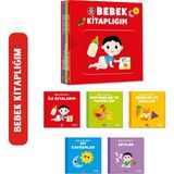 Çocuk Akademi Eğlenceli Bebek Kitaplığım 5 lı Eğitici Set Kalın Sayfalarla