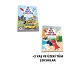 Çocuk Akademi Kes Boya Yapıştır Taşıtlar + Dinozor Kitabı