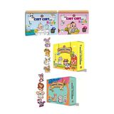 Çocuk Akademi Kız-Erkek Bebek Cırt Cırtlı Kitap ve Yapboz Serisi Eko Paket