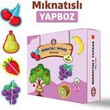 Çocuk Akademi Mıknatıslı Meyve Yapboz Kitabı – Özlem Durhat, Ciltli, CE