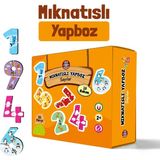 Çocuk Akademi Mıknatıslı Yapboz Sayılar 28 Parça Renkli Tasarım Eğitici Oyun 2-4 Yaş İçin