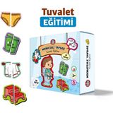 Çocuk Akademi Mıknatıslı Yapboz Tuvalet Eğitimi 30 Parça Eğlenceli Tasarım 2+ Yaş İçin