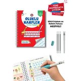 Çocuk Akademi Oluklu(Kabartmalı) Sihirli Uçan Kalemli Harfler Kitabı