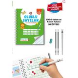 Çocuk Akademi Oluklu(Kabartmalı) Sihirli Uçan Kalemli Sayılar Kitabı