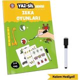 Çocuk Akademi Yaz Sil Serisi Zeka Oyunları 2-4 Yaş Kolektif Yazar Eğitici Kitap