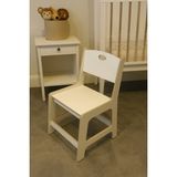 Çocuk Aktivite Masası Sandalyesi | %100 Mdf - Beyaz