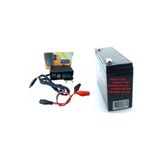 Çocuk Akülü Arabalar Için 6 Volt 12 Amper 6v 12ah Akü Ve 6 Volt Akü Için Şarj Cihaz Adaptör 1ah Set