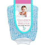 Çocuk Banyo Sabunluk, Bebek Banyo Sabunluk, Çocuk Banyo Lifi, Bebek Banyo Lifi, Çocuk Banyo Süngeri, Bebek Banyo Süngeri, Yumuşak ve Bol Köpüren Çocuk Duş Lifi (Mavi)