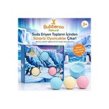 Çocuk Banyo Topu Seti 3'lü | Buzul Macera Sürpriz Oyuncaklı Banyo Bombası | Suda eriyince içinden oyuncak çıkan banyo topları