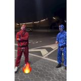 Çocuk Bape Takım Seti Papçi Alt Üst Takım Hırka Esofman Ikili Takım Pugb Mobile S/m/l/xl Eşofman Takımı - 8 Yaş - Kırmızı