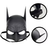 Çocuk Batman Maskesi - Siyah Lastikli Dayanıklı Parti Kostüm Aksesuarı