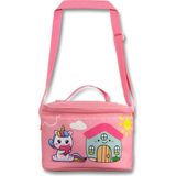 Çocuk Beslenme Çantası (Thermo Isı Yalıtımlı) - Unicorn - Pembe Yeşil - 5052
