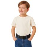 Çocuk Bez Kemer Plastik Tokalı Siyah