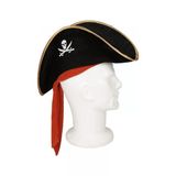 Çocuk Boy Kadife Jack Sparrow Denizci Kaptan Jack Korsan Şapkası 45X16 Cm Diğer