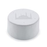 Çocuk - Cami Kalıp Sarık Takkesi - Beyaz - Keçe - Kopya, 53 Cm