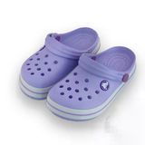Çocuk Crocs Crocband Iconic Comfort Lila Beyaz Terlik