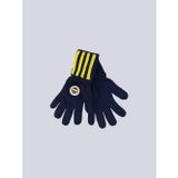 ÇOCUK ÇUBUKLU SARI LACİVERT ELDİVEN