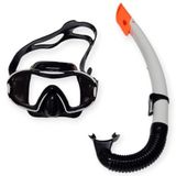 Çocuk Dalış Maskesi Ve Snorkel Seti - Star Diving - Beyaz